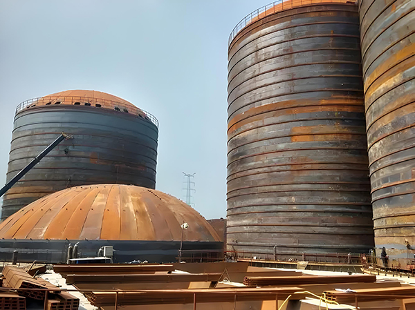 富锦焦粉钢板仓